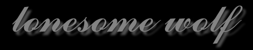 lonesome wolf